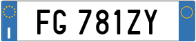 Truck License Plate